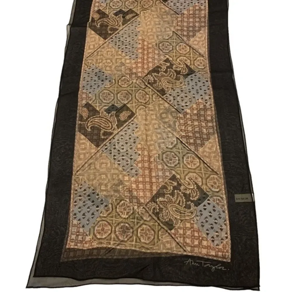 Ann Taylor Silk Printed‎ Scarf